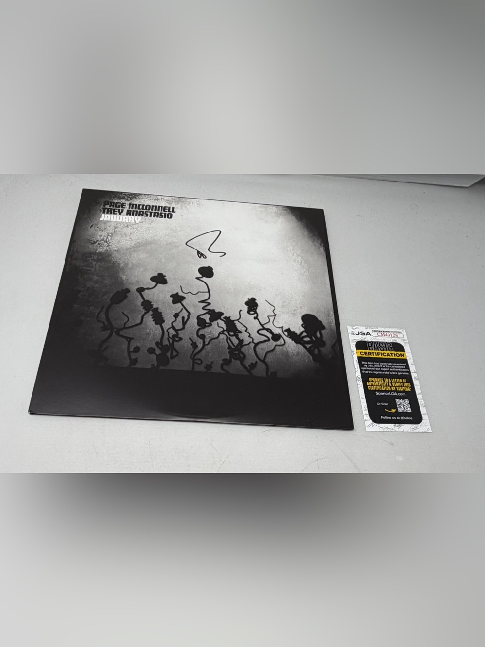 Trey Anastasio signed Page McConnell January Album JSA COA‎